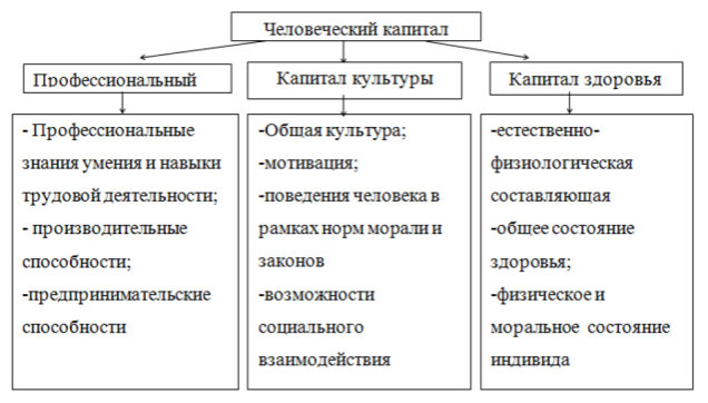 Человеческий капитал - Понятие человеческого капитала, его виды