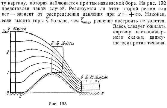 Обтекание препятствия тяжелой сжимаемой жидкостью Длинные волны Бора