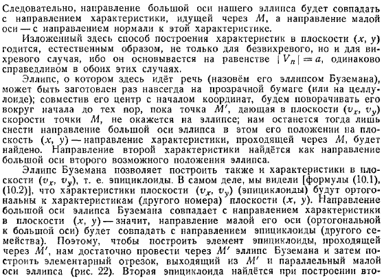 Использование характеристик для решения плоской безвихревой задачи