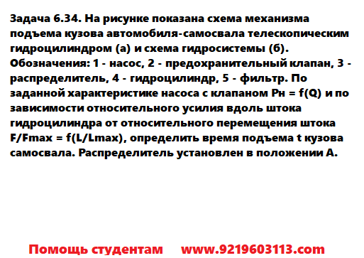 Задача 6.34. На рисунке показана схема механизма 