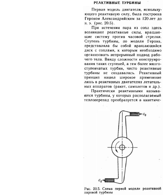 Реактивные турбины