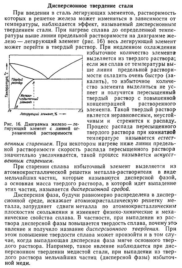 Дисперсионное твердение стали