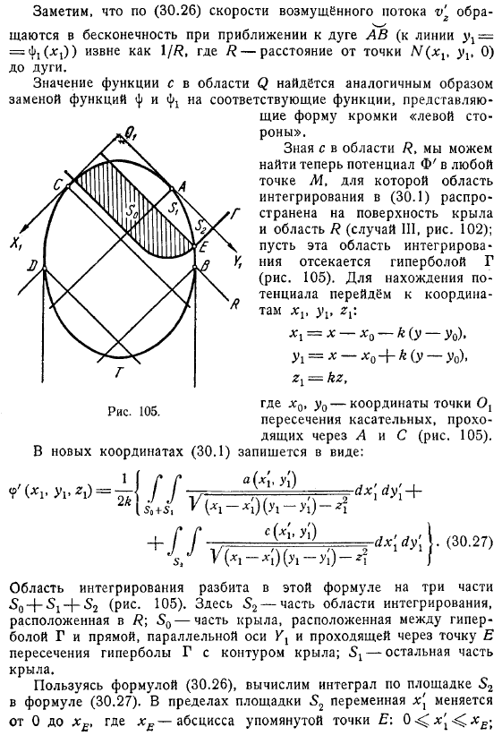 Сверхзвуковое обтекание тонкого крыла конечного размаха произвольной формы в плане. Концевой эффект н вихревая пелена
