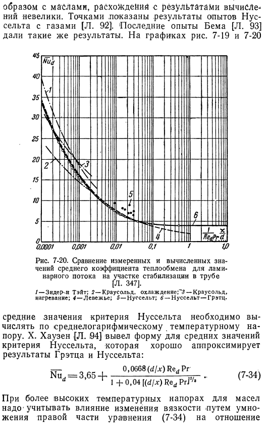 Движение жидкости в трубе