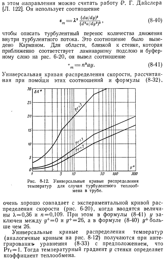 Последние достижения в теории теплообмена при турбулентном режиме движения