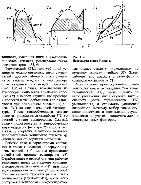 Циклы тепловых двигателей и установок