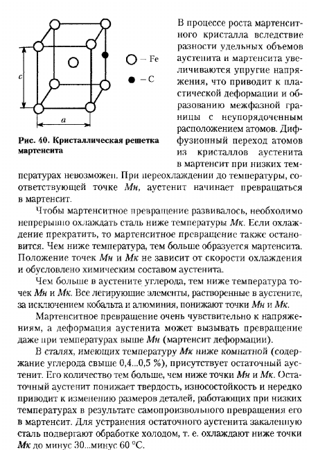 МАРТЕНСИТНОЕ ПРЕВРАЩЕНИЕ