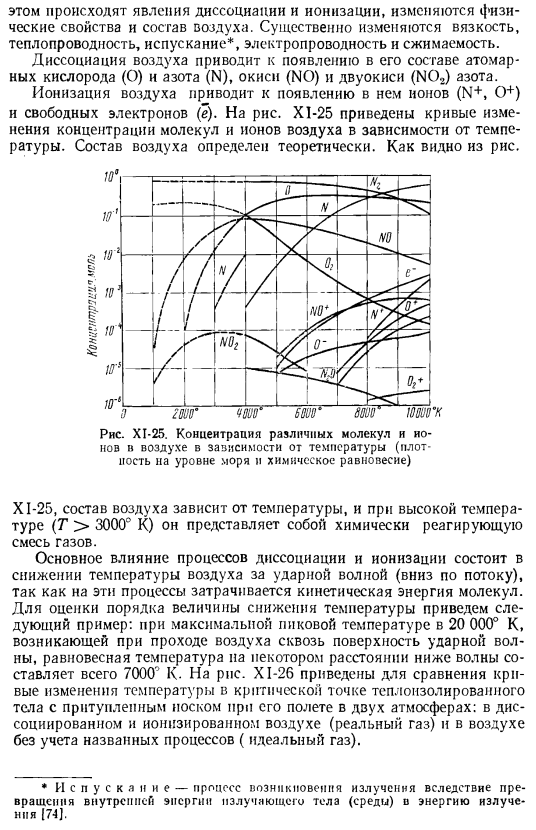 Тепло и массообмен с химическими реакциями в диссоциированном газе