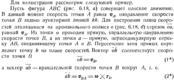 План скоростей и план ускорения