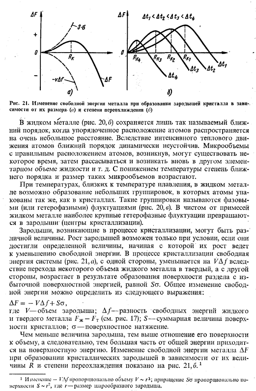 Самопроизвольное образование зародышевых центров