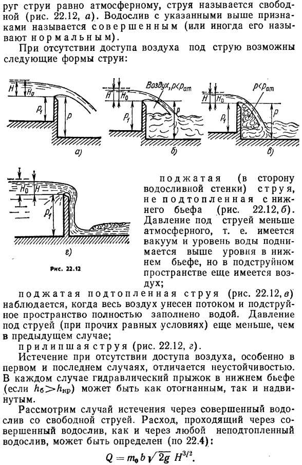 Водосливы с тонкой стенкой (с острым ребром). 