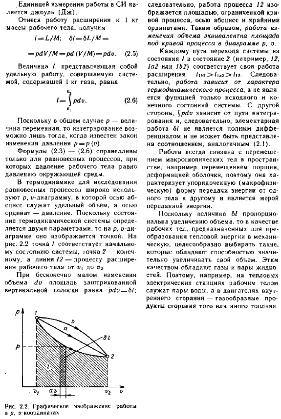 Работа расширения