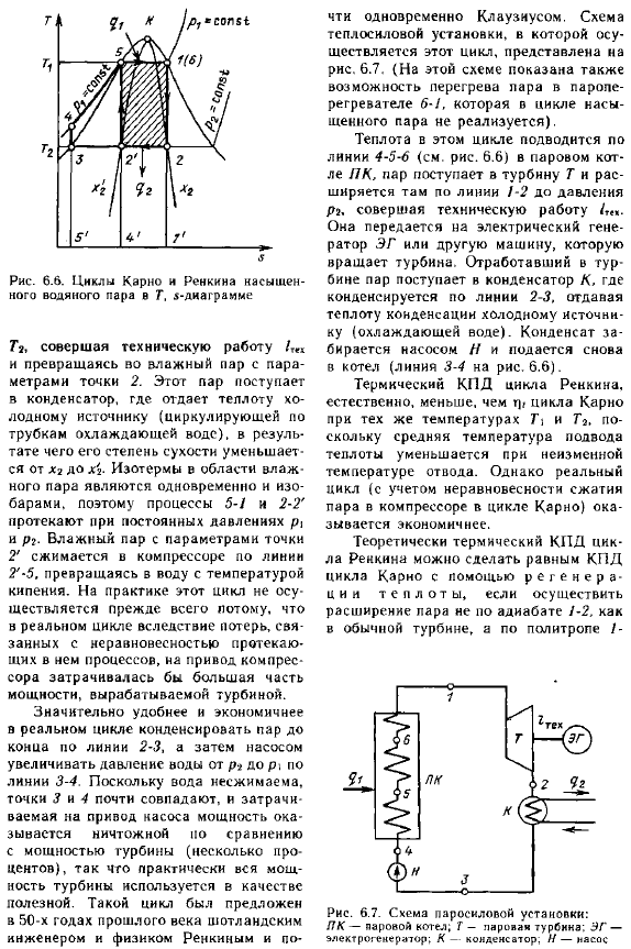 Циклы паротурбинных установок