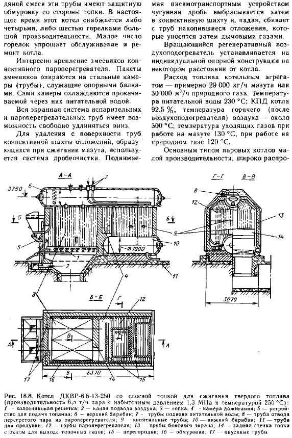 Конструкции отечественных котлов