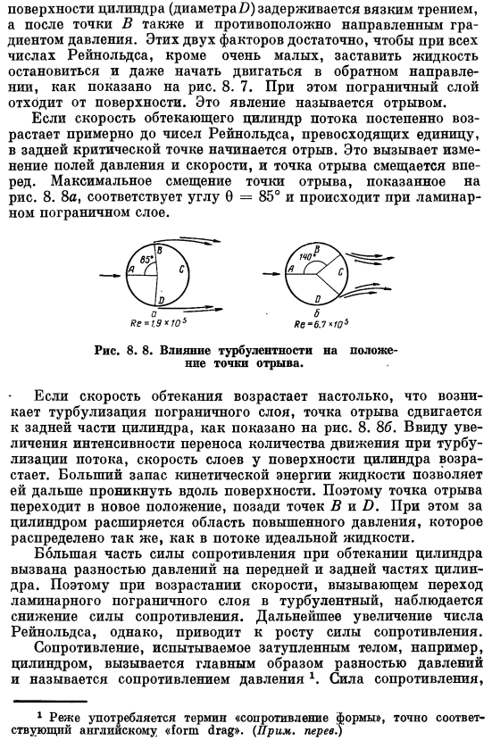 Отрыв пограничного слоя