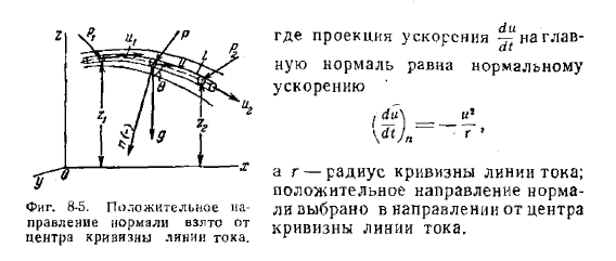 Дифференциальные уравнения Л.  Эйлера в естественной форме