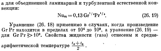 Конвективная теплоотдача от плоской поверхности