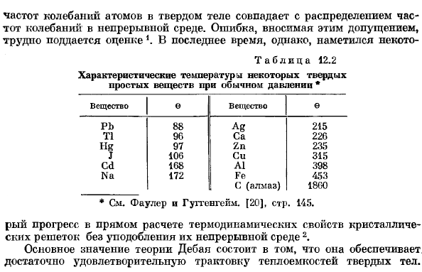 Термодинамические свойства твердых тел.