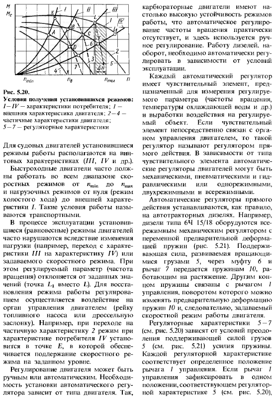 Автоматическое регулирование ДВС