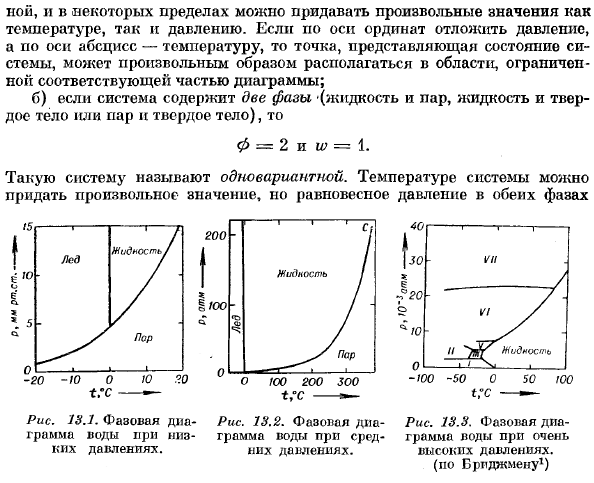 Однокомпонентные системы