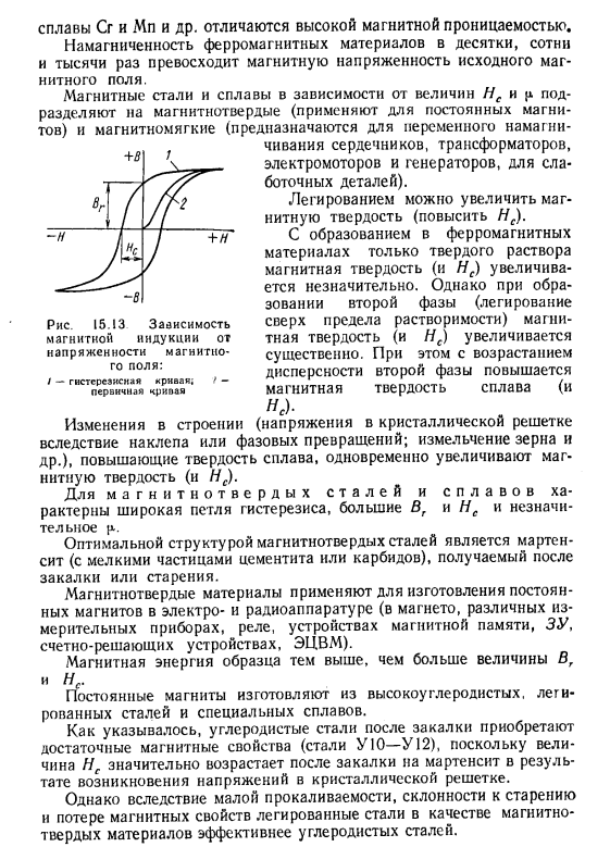 Магнитные и немагнитные стали и сплавы