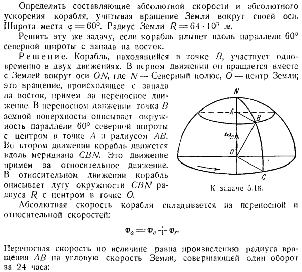 Сложение ускорений