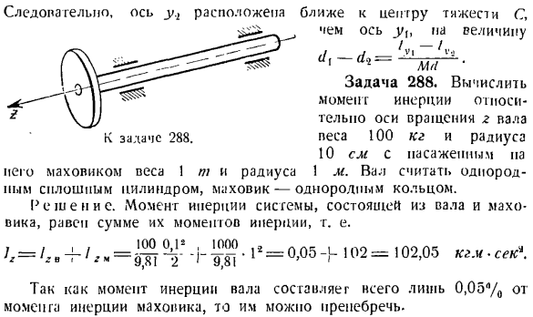 Теорема об изменении главного момента количеств движения системы материальных точек. Моменты инерции твердых тел