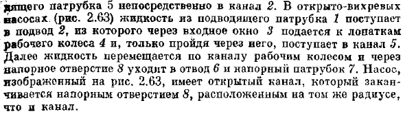 Устройство вихревых насосов