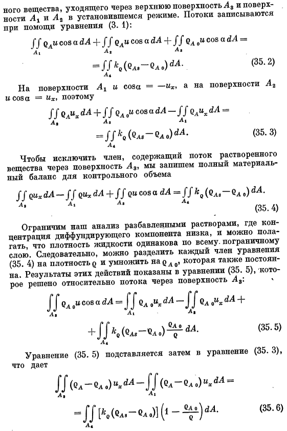 Турбулентный поток, параллельный плоской пластине