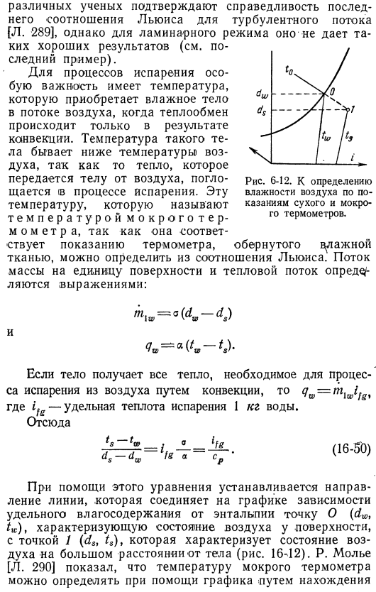 Испарение воды в воздух