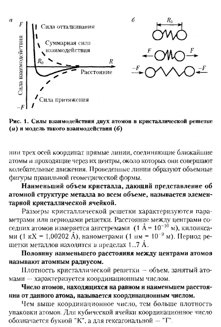 АТОМНО-КРИСТАЛЛИЧЕСКАЯ СТРУКТУРА МЕТАЛЛОВ