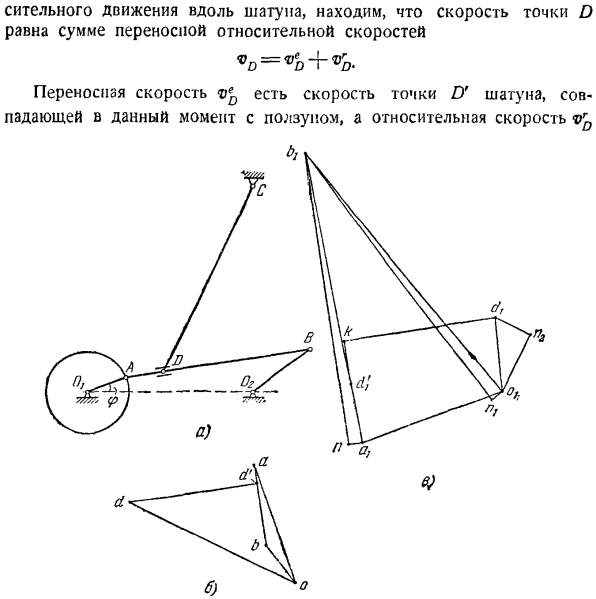 План скоростей и план ускорения