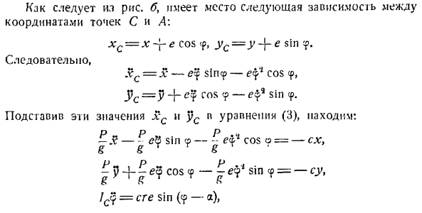 Динамика плоского движения твердого тела