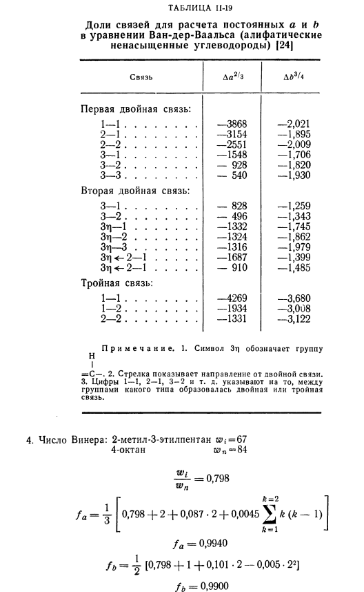 Определение постоянных а и b (метод Формена и Тодоса)