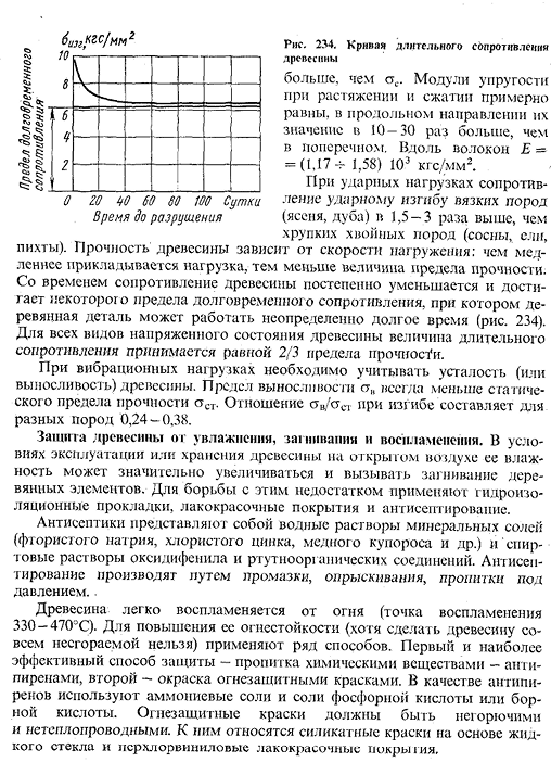 Свойства древесины и защита древесины от увлажнения, загнивания и воспламенения