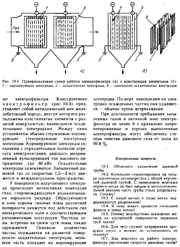 Охрана окружающей среды от вредных выбросов котельных агрегатов