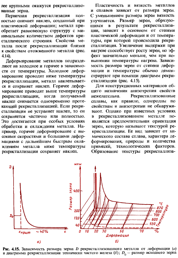 Возврат и рекристаллизация