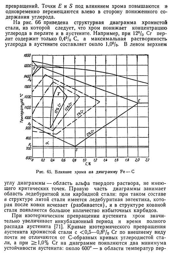 Влияние хрома на структуру и свойства стали