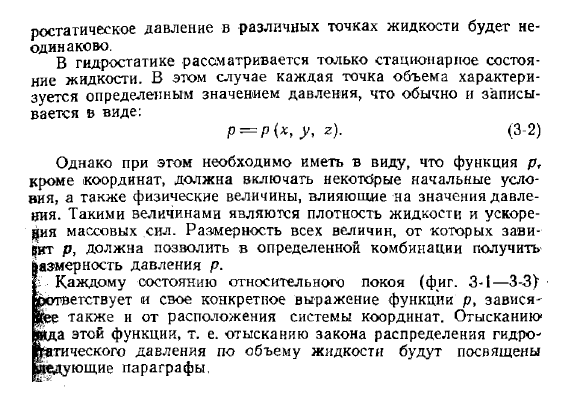 Свойство гидростатического давления в точке