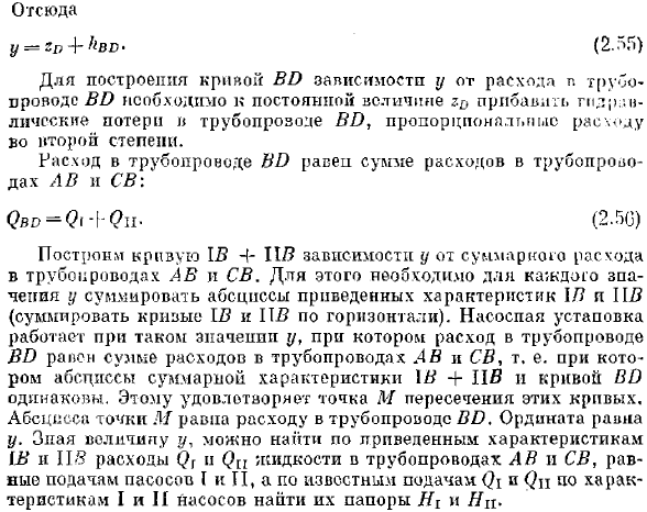 Последовательная и параллельная работа насосов на сеть