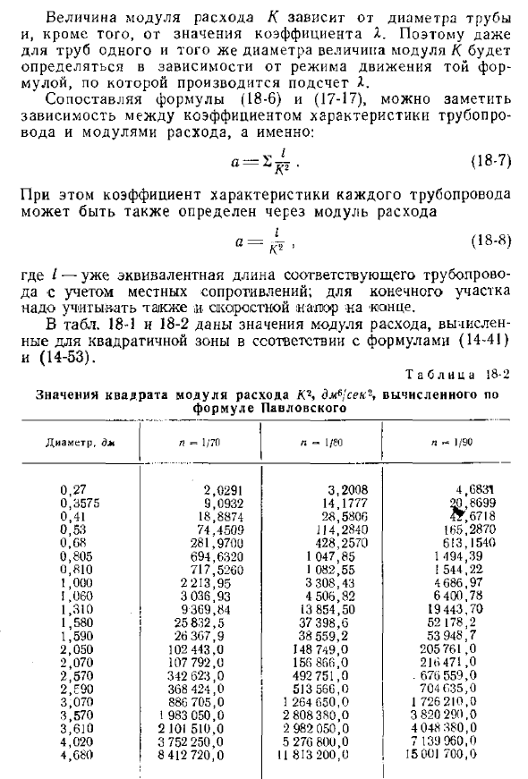 Последовательное соединение трубопроводов