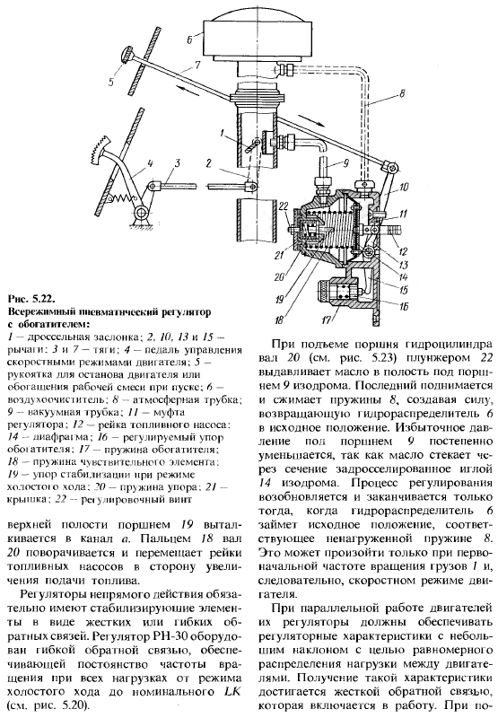 Автоматическое регулирование ДВС