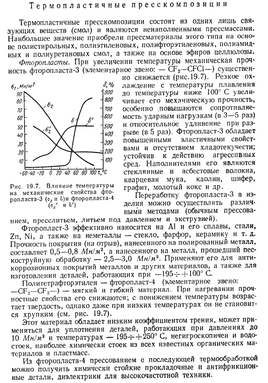 Пластмассы с порошкообразными наполнителями