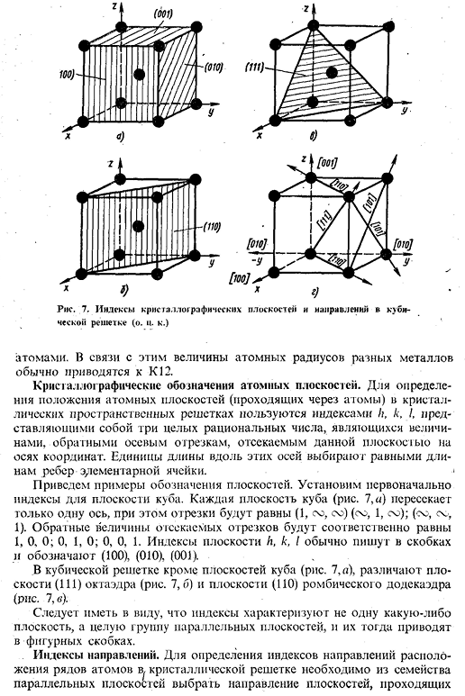 Атомно-кристаллическая структура металлов