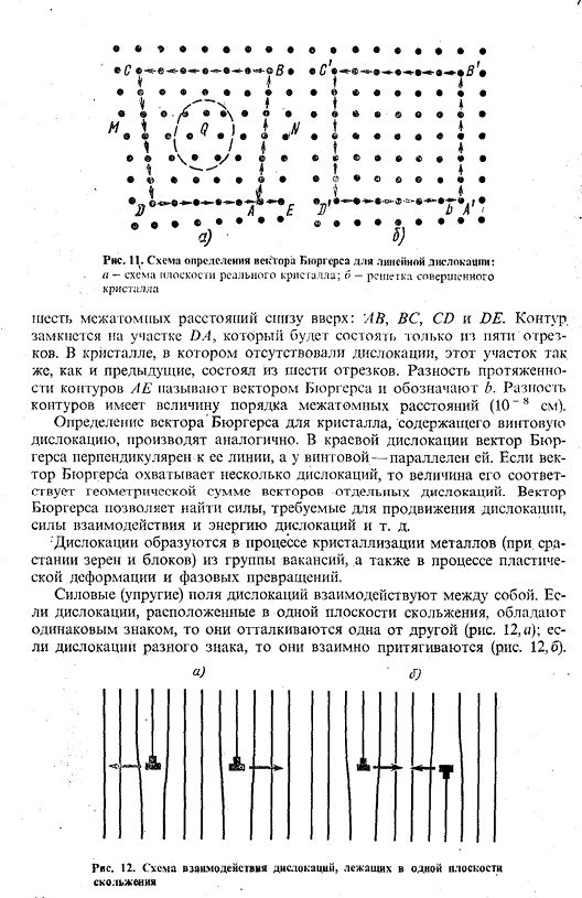 Дефекты кристаллического строения металлов