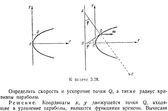 Скорость и ускорение точки