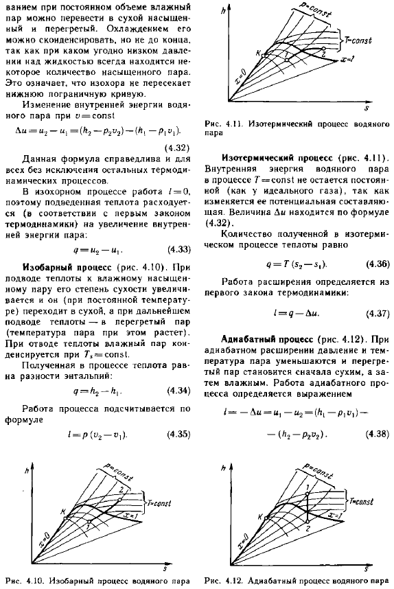 Термодинамические процессы реальных газов