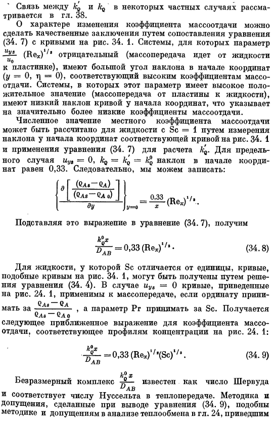 Ламинарный поток, параллельный плоской пластине