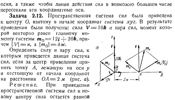 Произвольная пространственная система сил