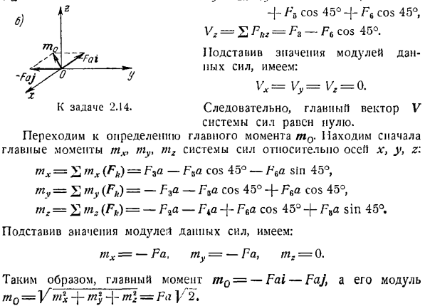 Произвольная пространственная система сил